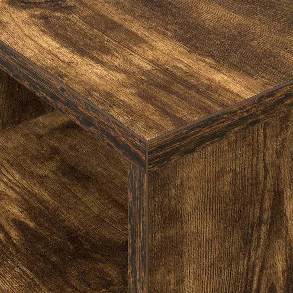 vidaXL Beistelltisch Geräucherte Eiche 30,5 x 30 x 45 cm Holzwerkstoff
