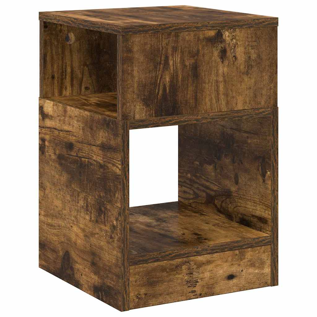 vidaXL Beistelltisch Geräucherte Eiche 30,5 x 30 x 45 cm Holzwerkstoff