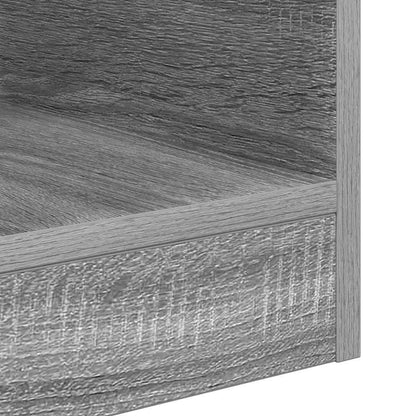 vidaXL Beistelltisch 2 pcs Graues Sonoma 30,5 x 30 x 45 cm