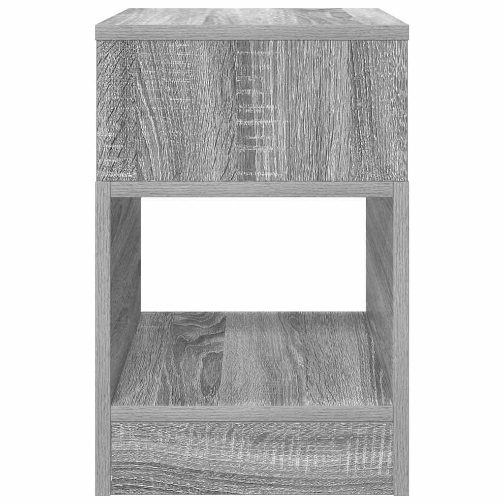 vidaXL Beistelltisch 2 pcs Graues Sonoma 30,5 x 30 x 45 cm
