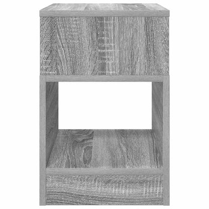 vidaXL Beistelltisch 2 pcs Graues Sonoma 30,5 x 30 x 45 cm