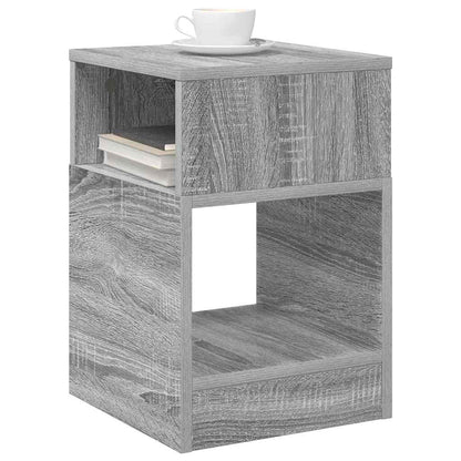 vidaXL Beistelltisch 2 pcs Graues Sonoma 30,5 x 30 x 45 cm