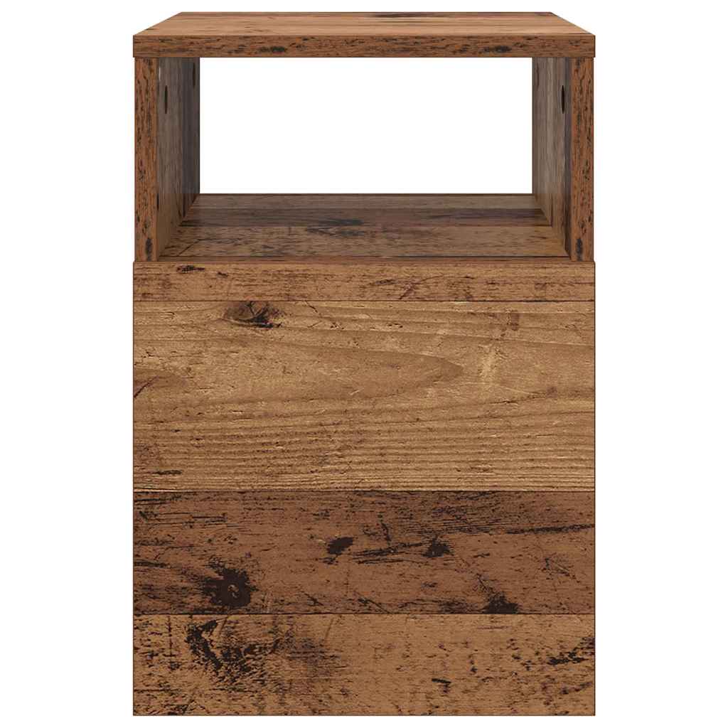 vidaXL Beistelltisch Altholz 30,5 x 30 x 45 cm Holzwerkstoff