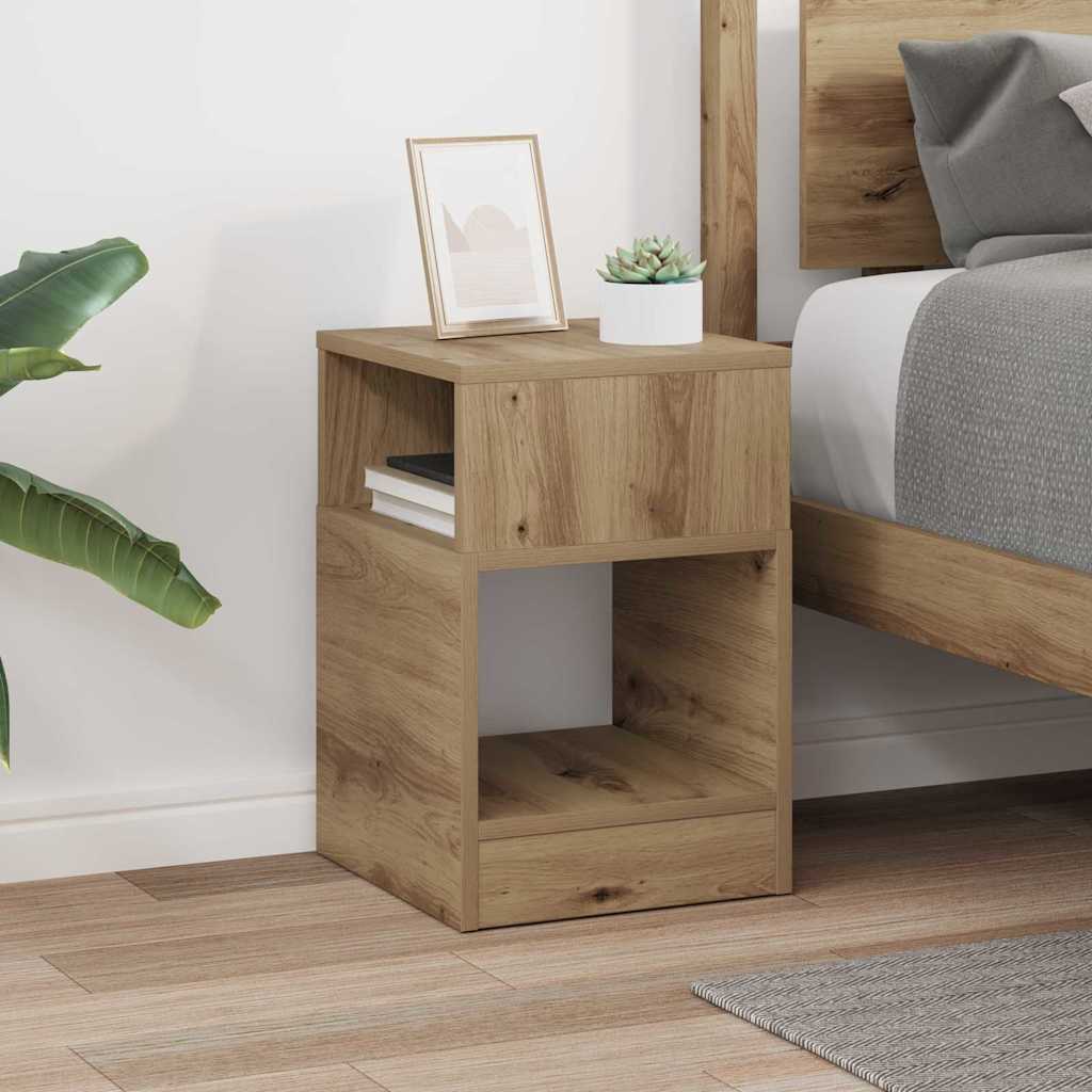 vidaXL Beistelltisch Artisan-Eiche 30,5 x 30 x 45 cm Holzwerkstoff