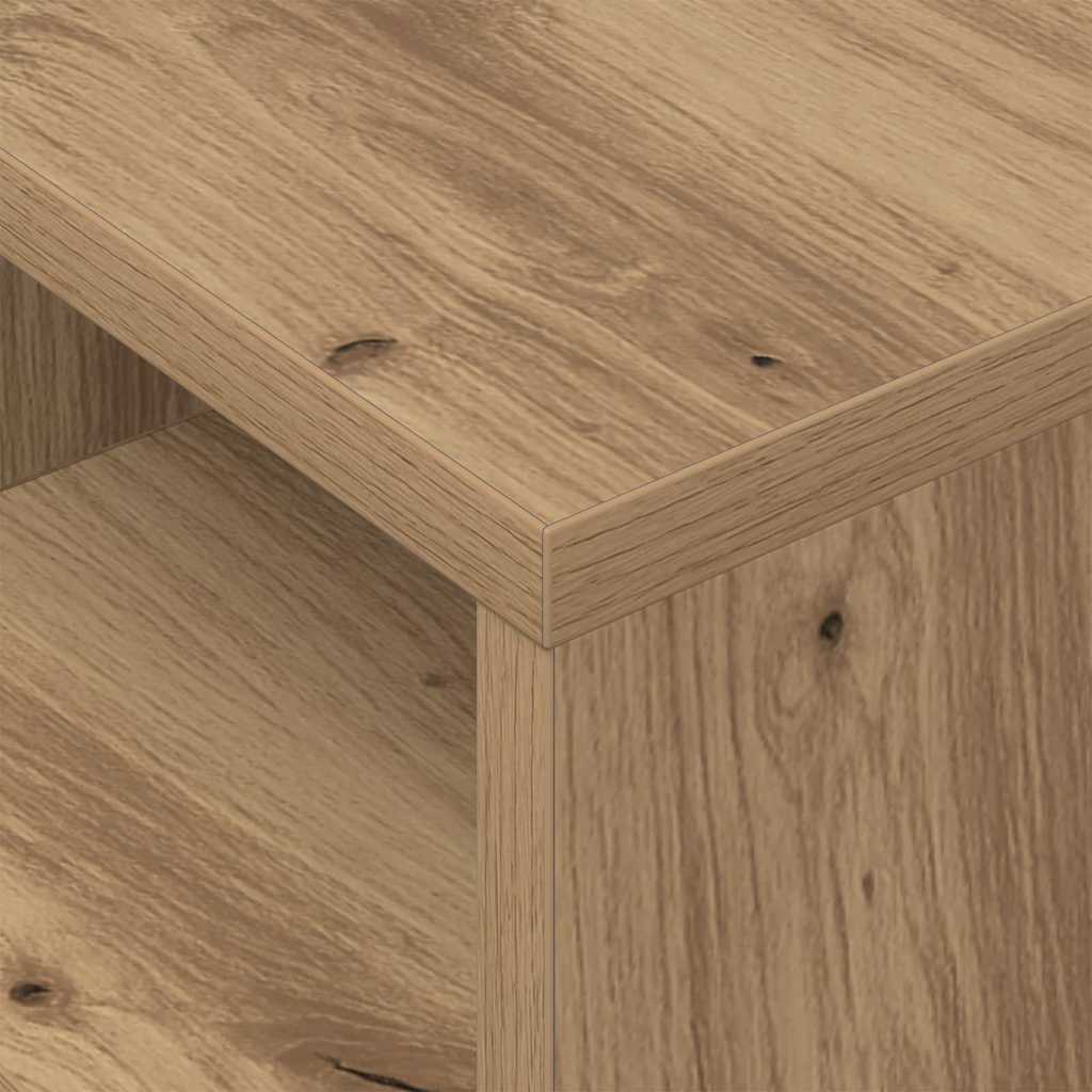 vidaXL Beistelltisch 2 pcs Artisan-Eiche 30,5 x 30 x 45 cm
