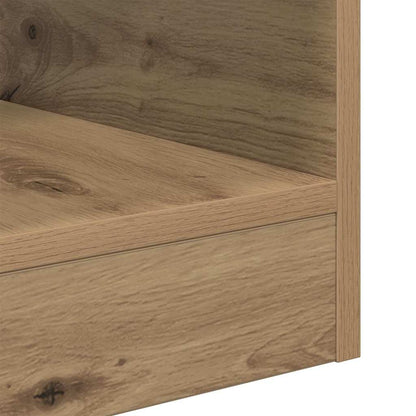 vidaXL Beistelltisch 2 pcs Artisan-Eiche 30,5 x 30 x 45 cm