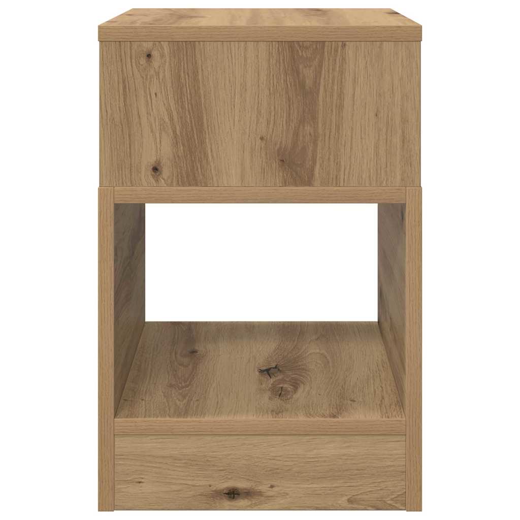 vidaXL Beistelltisch 2 pcs Artisan-Eiche 30,5 x 30 x 45 cm