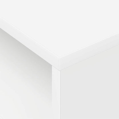 vidaXL Beistelltisch 2 pcs Weiß 40,5 x 40 x 45 cm Holzwerkstoff