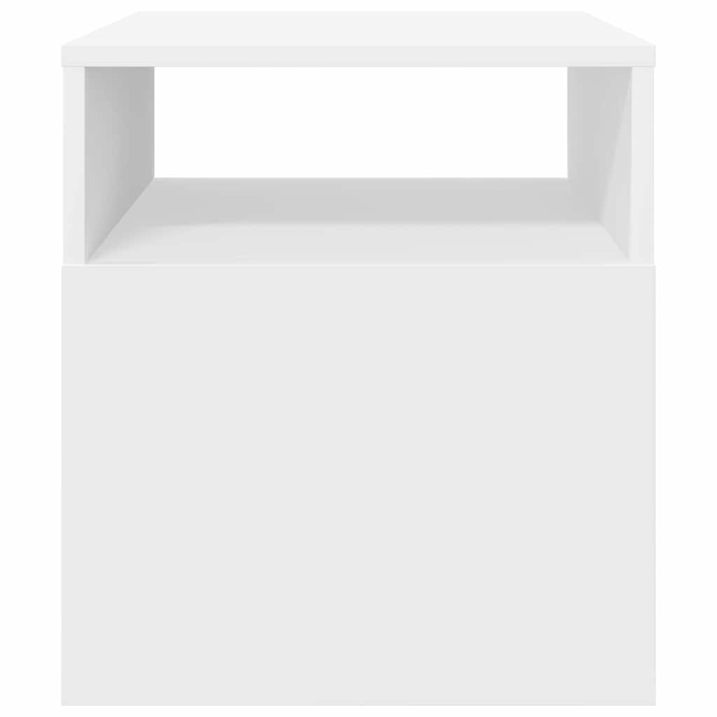 vidaXL Beistelltisch 2 pcs Weiß 40,5 x 40 x 45 cm Holzwerkstoff