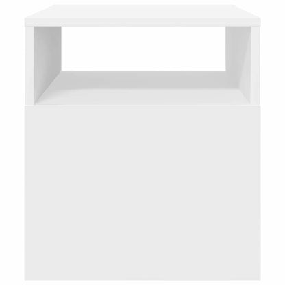 vidaXL Beistelltisch 2 pcs Weiß 40,5 x 40 x 45 cm Holzwerkstoff