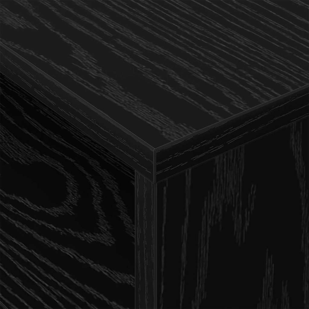 vidaXL Beistelltisch Schwarz Eichen-Optik 40,5 x 40 x 45 cm