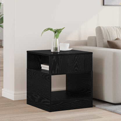 vidaXL Beistelltisch Schwarz Eichen-Optik 40,5 x 40 x 45 cm