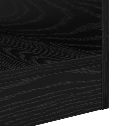 vidaXL Tables d'appoint 2 pcs Noir aspect chêne 40,5 x 40 x 45 cm