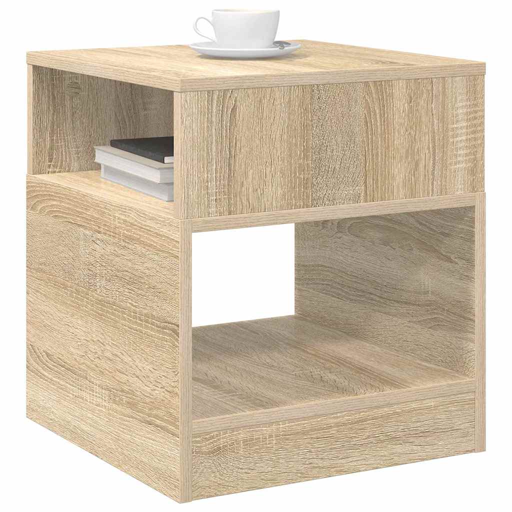 vidaXL Beistelltisch Sonoma-Eiche 40,5 x 40 x 45 cm Holzwerkstoff