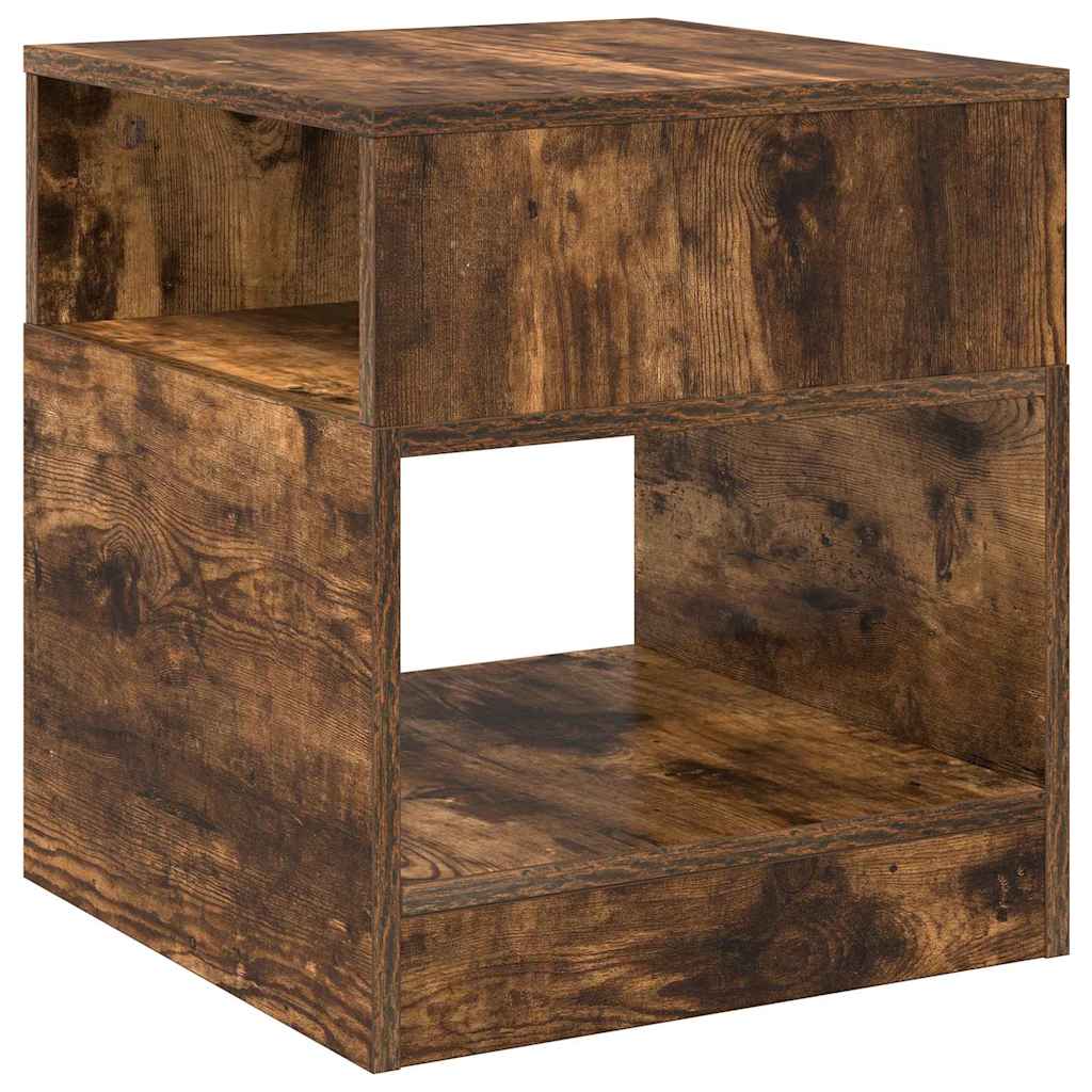 vidaXL Beistelltisch Geräucherte Eiche 40,5 x 40 x 45 cm Holzwerkstoff