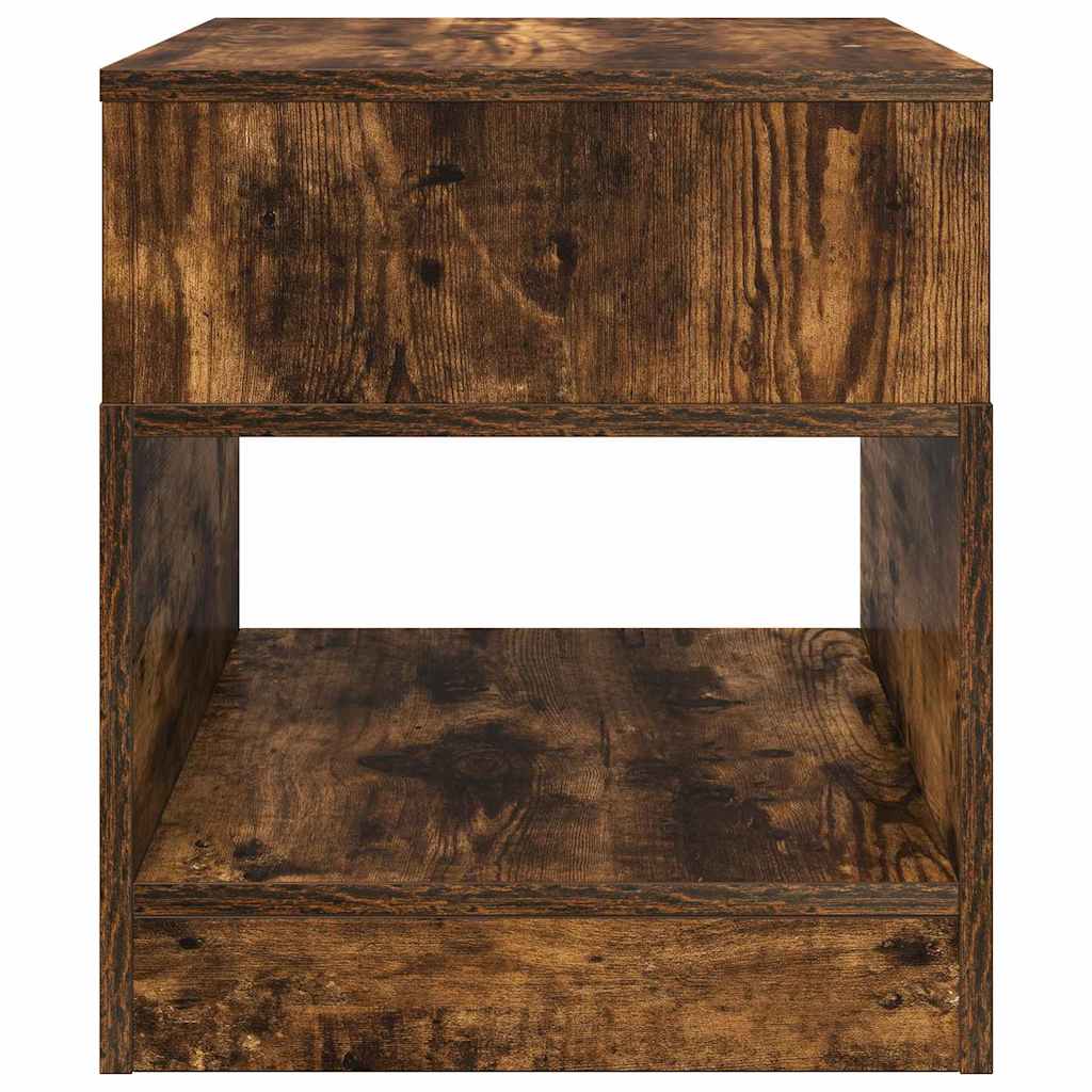 vidaXL Beistelltisch Geräucherte Eiche 40,5 x 40 x 45 cm Holzwerkstoff