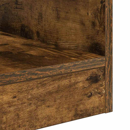 vidaXL Tables d'appoint 2 pcs Chêne fumé 40,5 x 40 x 45 cm