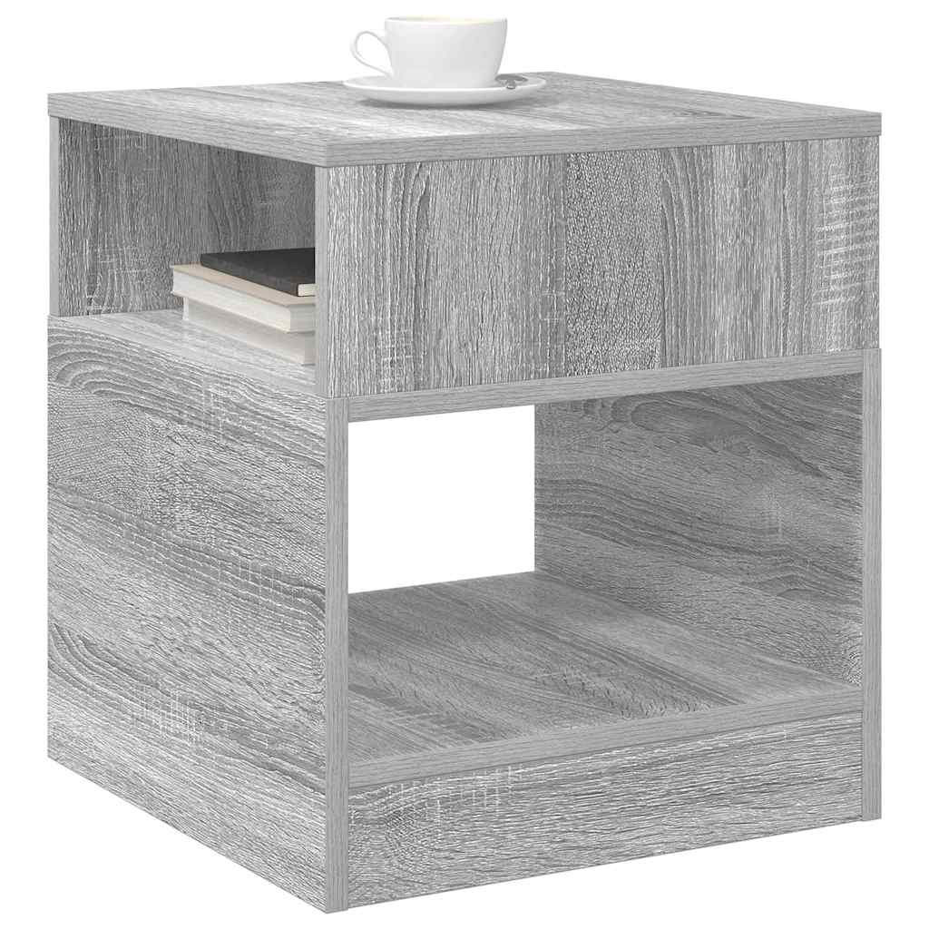 vidaXL Beistelltisch Graues Sonoma 40,5 x 40 x 45 cm Holzwerkstoff