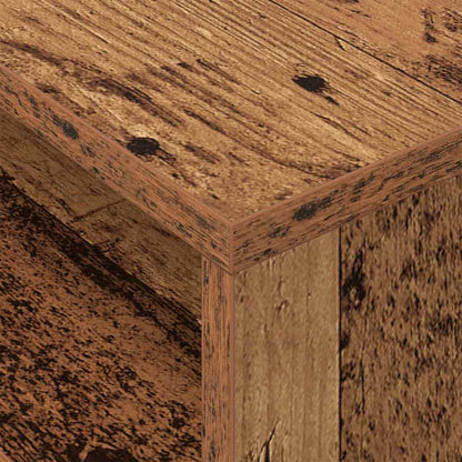 vidaXL Beistelltisch 2 pcs Altholz 40,5 x 40 x 45 cm Holzwerkstoff