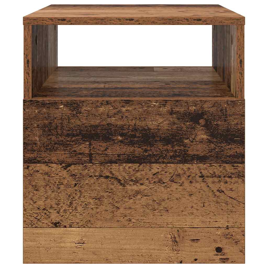 vidaXL Beistelltisch 2 pcs Altholz 40,5 x 40 x 45 cm Holzwerkstoff