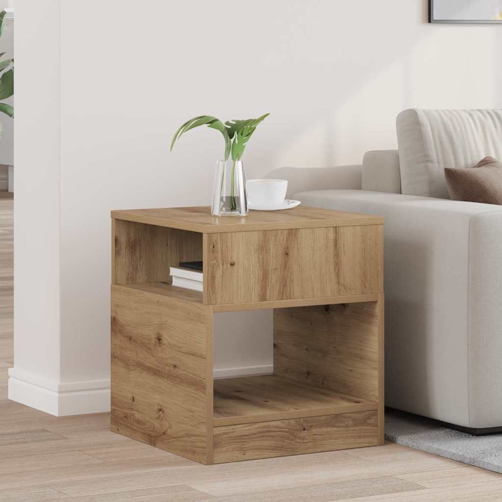 vidaXL Beistelltisch Artisan-Eiche 40,5 x 40 x 45 cm Holzwerkstoff