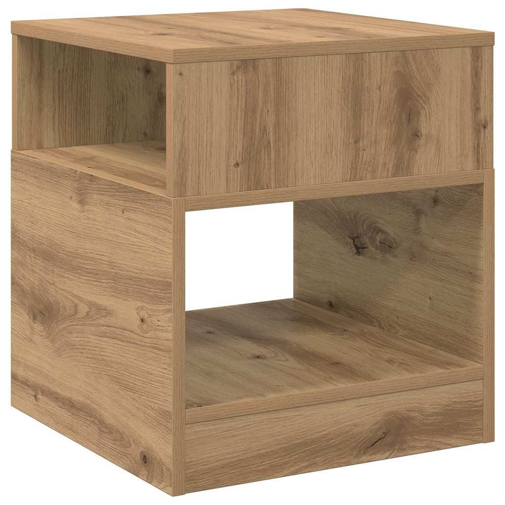 vidaXL Beistelltisch Artisan-Eiche 40,5 x 40 x 45 cm Holzwerkstoff
