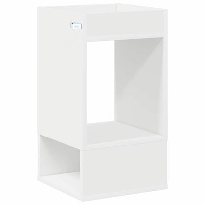 vidaXL Beistelltisch Weiß 30 x 30 x 56 cm Holzwerkstoff
