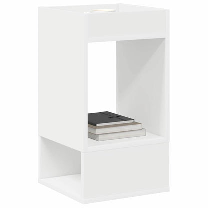 vidaXL Beistelltisch Weiß 30 x 30 x 56 cm Holzwerkstoff