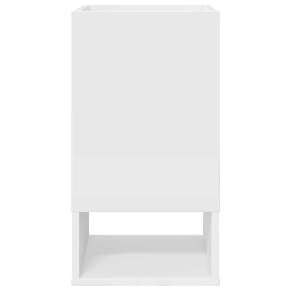 vidaXL Beistelltisch Weiß 30 x 30 x 56 cm Holzwerkstoff