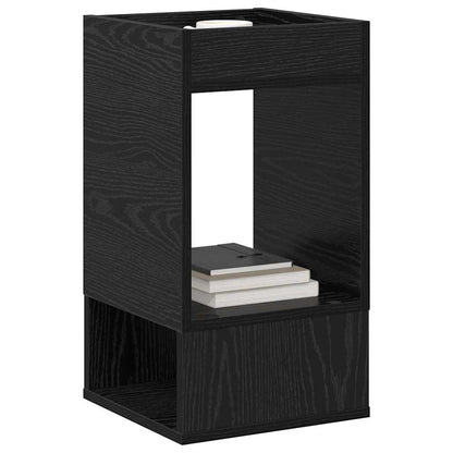 vidaXL Beistelltisch Schwarz Eichen-Optik 30 x 30 x 56 cm