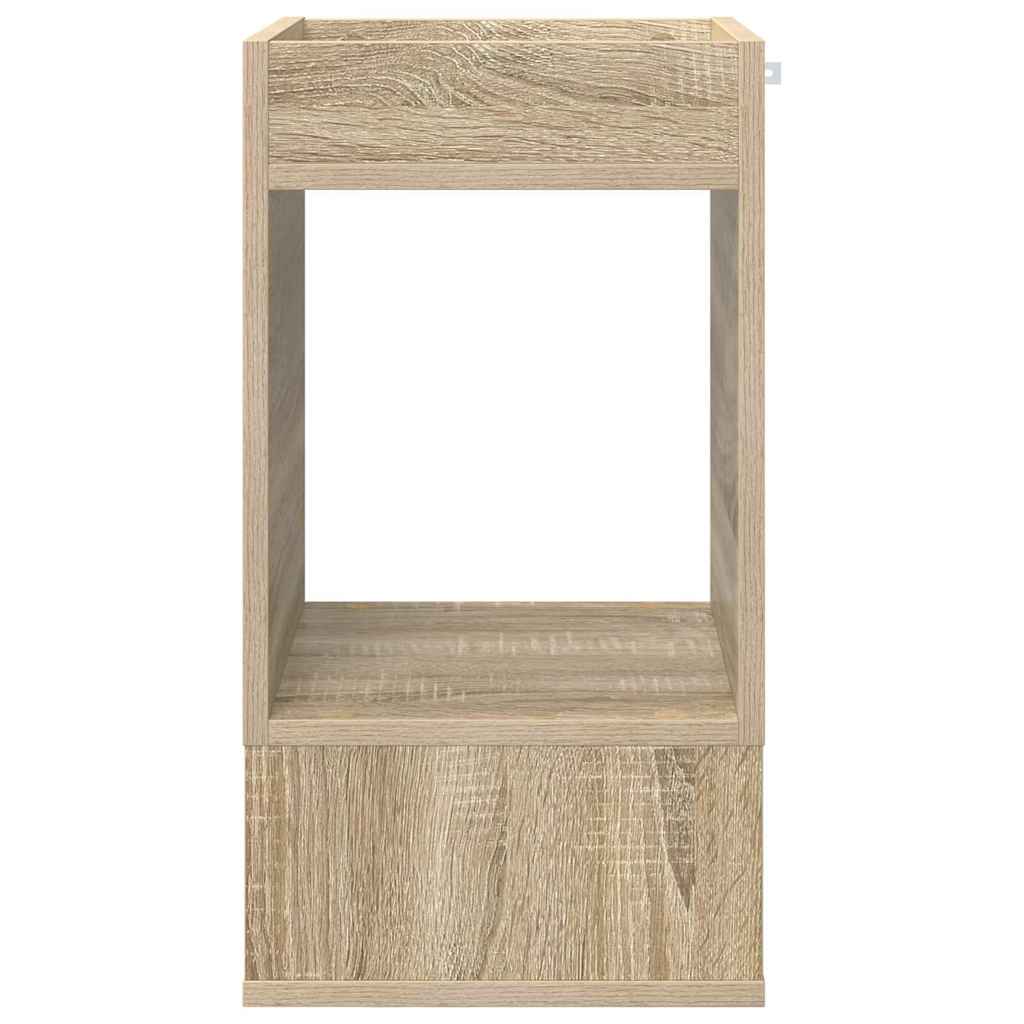 Beistelltisch 2 pcs Sonoma-Eiche 30 x 30 x 56 cm Holzwerkstoff