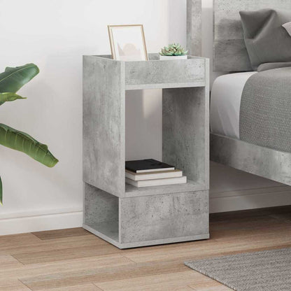 vidaXL Beistelltisch Beton Grau 30 x 30 x 56 cm Holzwerkstoff