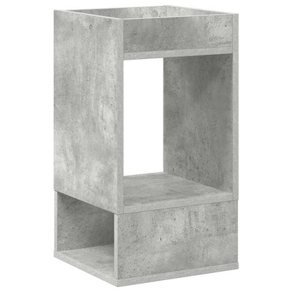 vidaXL Beistelltisch 2 pcs Beton Grau 30 x 30 x 56 cm Holzwerkstoff