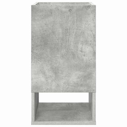 vidaXL Beistelltisch 2 pcs Beton Grau 30 x 30 x 56 cm Holzwerkstoff