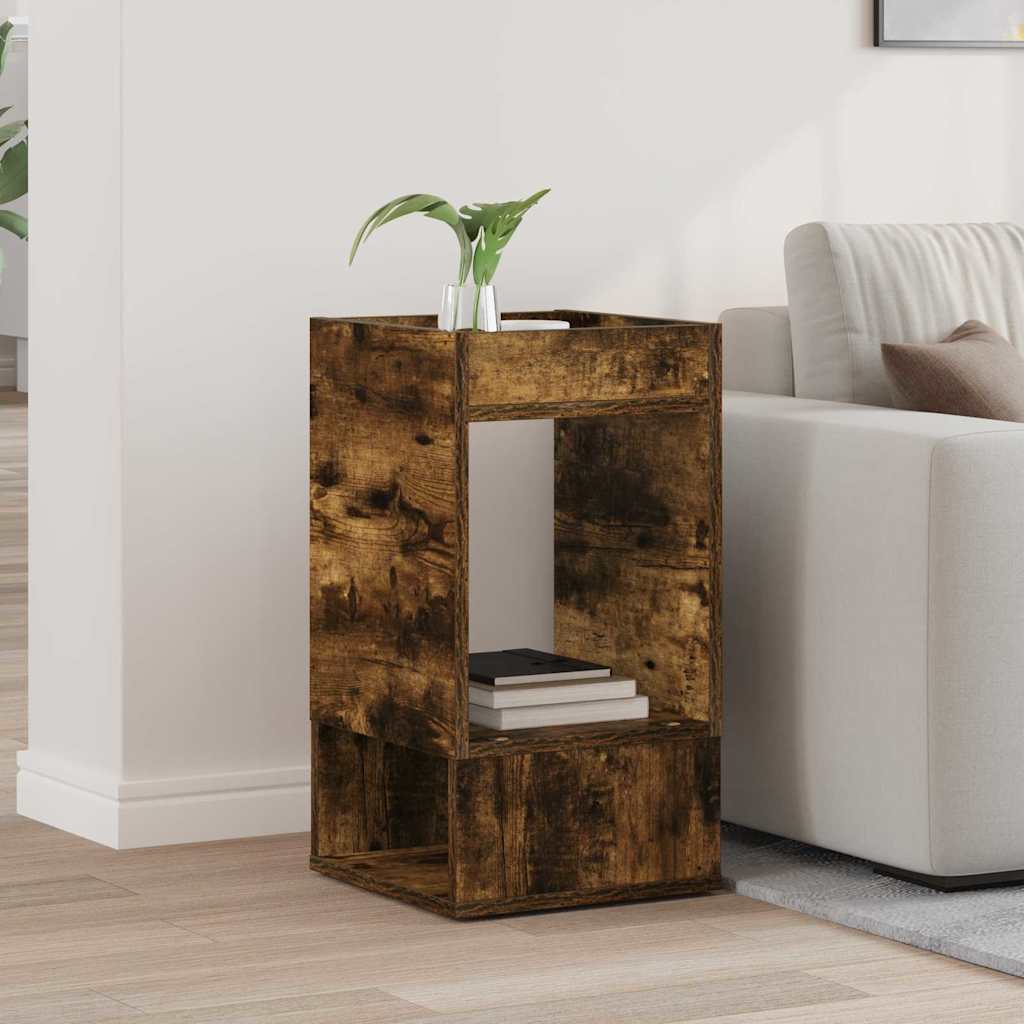 vidaXL Beistelltisch Geräucherte Eiche 30 x 30 x 56 cm Holzwerkstoff