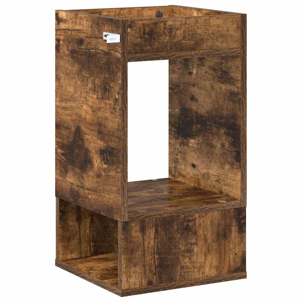 vidaXL Beistelltisch Geräucherte Eiche 30 x 30 x 56 cm Holzwerkstoff