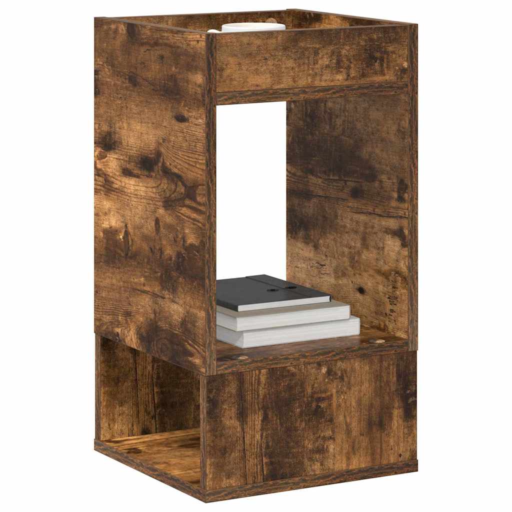 vidaXL Beistelltisch Geräucherte Eiche 30 x 30 x 56 cm Holzwerkstoff