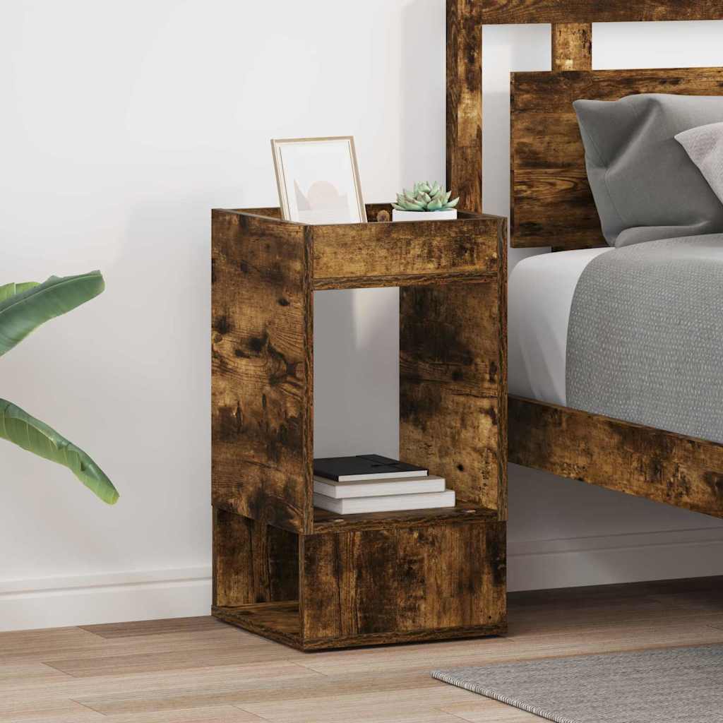 Beistelltisch 2 pcs Geräucherte Eiche 30 x 30 x 56 cm
