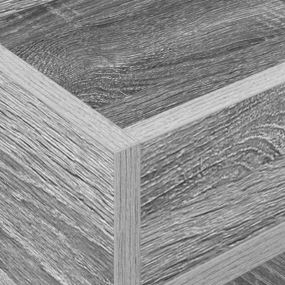 vidaXL Beistelltisch 2 pcs Graues Sonoma 30 x 30 x 56 cm Holzwerkstoff