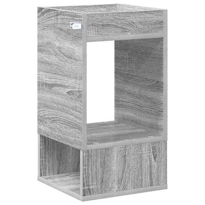 vidaXL Beistelltisch 2 pcs Graues Sonoma 30 x 30 x 56 cm Holzwerkstoff