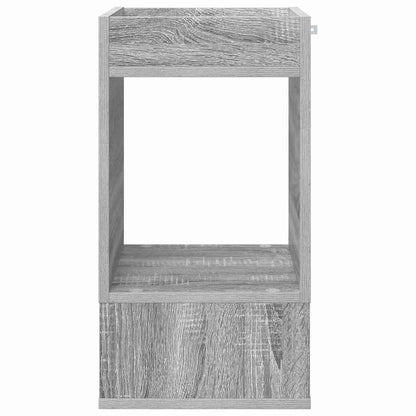 vidaXL Beistelltisch 2 pcs Graues Sonoma 30 x 30 x 56 cm Holzwerkstoff