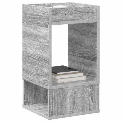 vidaXL Beistelltisch 2 pcs Graues Sonoma 30 x 30 x 56 cm Holzwerkstoff