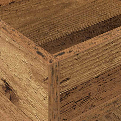vidaXL Beistelltisch Altholz 30 x 30 x 56 cm Holzwerkstoff