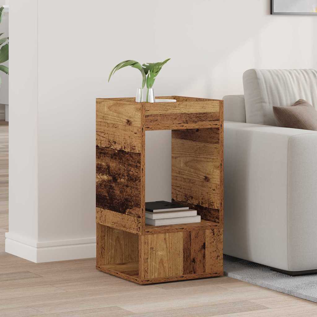 vidaXL Beistelltisch Altholz 30 x 30 x 56 cm Holzwerkstoff