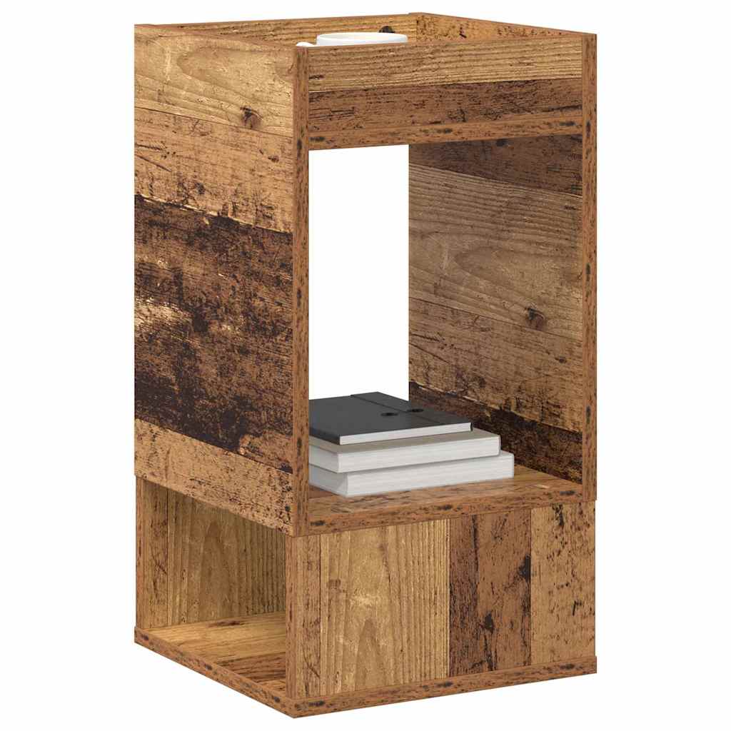 vidaXL Beistelltisch Altholz 30 x 30 x 56 cm Holzwerkstoff