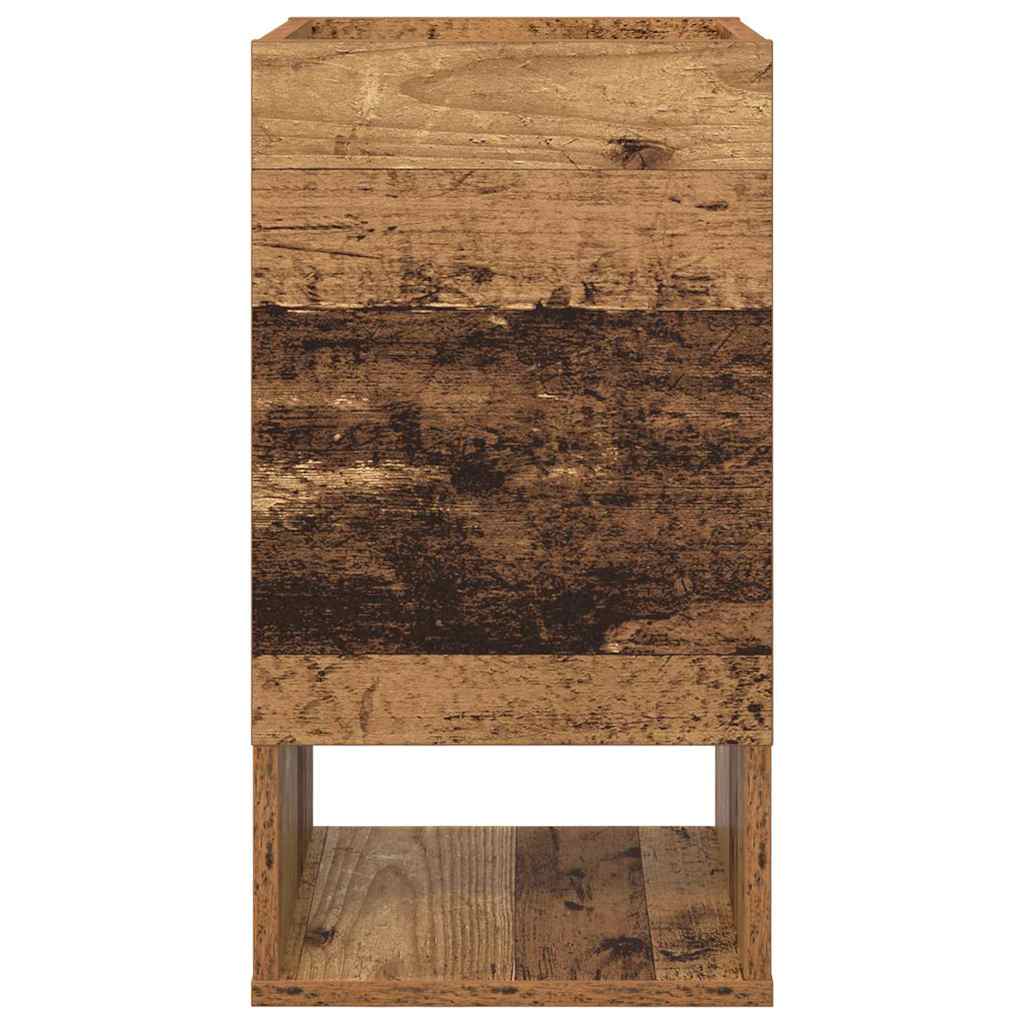 vidaXL Beistelltisch Altholz 30 x 30 x 56 cm Holzwerkstoff