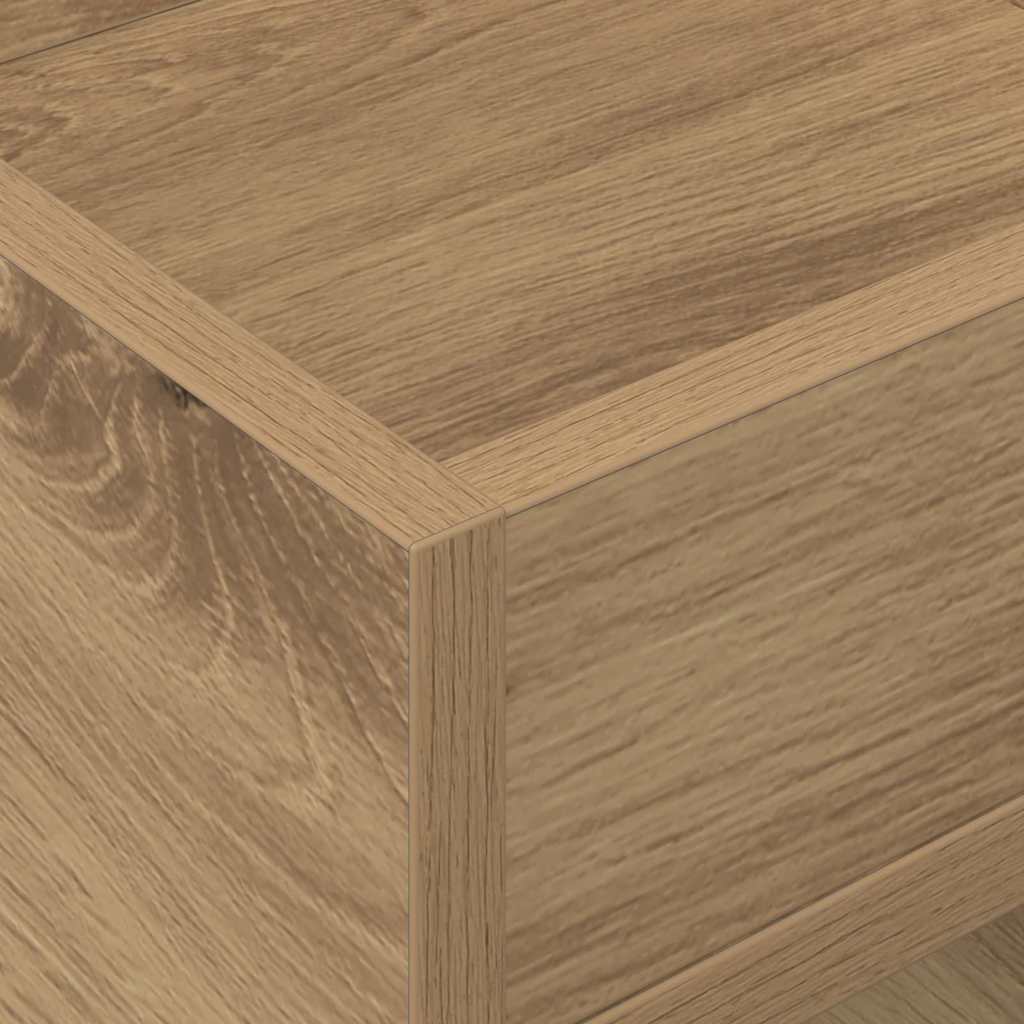 vidaXL Beistelltisch 2 pcs Artisan-Eiche 30 x 30 x 56 cm Holzwerkstoff