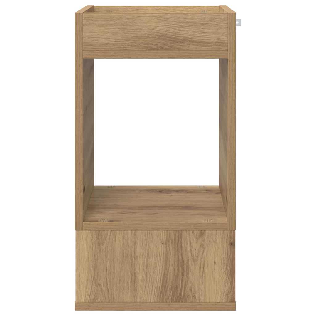 vidaXL Beistelltisch 2 pcs Artisan-Eiche 30 x 30 x 56 cm Holzwerkstoff