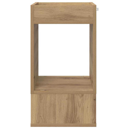 vidaXL Beistelltisch 2 pcs Artisan-Eiche 30 x 30 x 56 cm Holzwerkstoff
