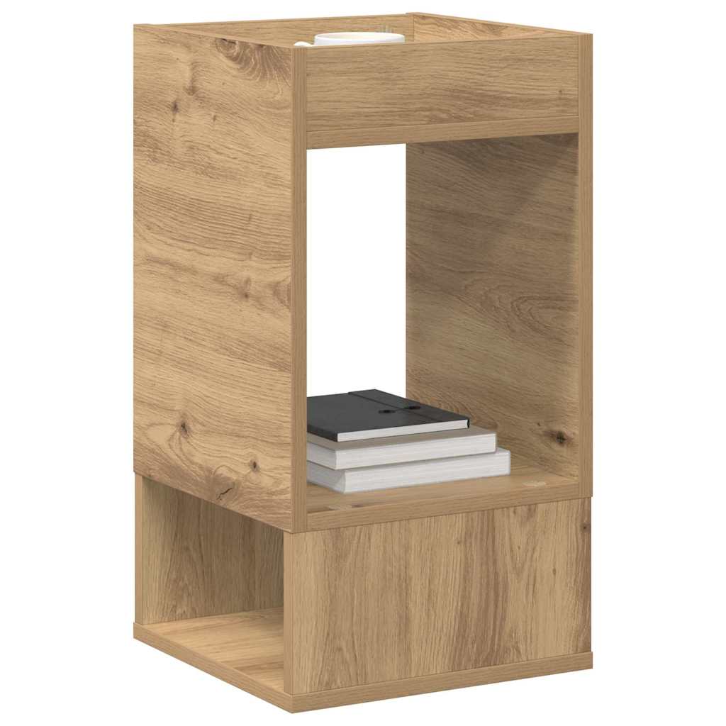 vidaXL Beistelltisch 2 pcs Artisan-Eiche 30 x 30 x 56 cm Holzwerkstoff
